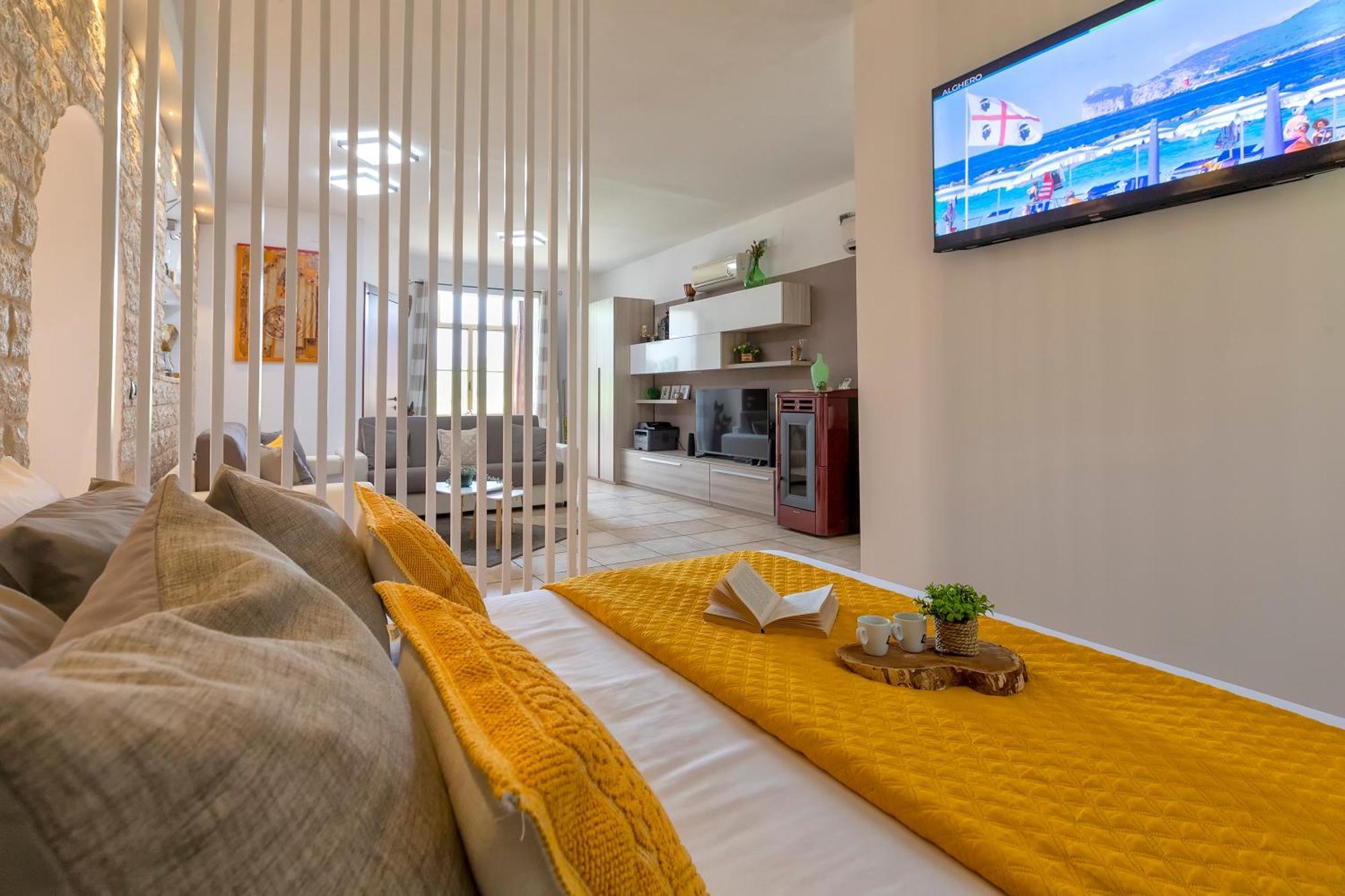 Domo Angheleda - Alghero Casa Indipendente Vicino Al Mare Bagian luar foto